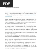 Master Switch Wiring Explained | PDF | Switch | Electrical Equipment