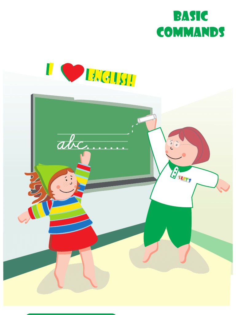 Basic English Commands for Kids | PDF | Language Arts & Discipline