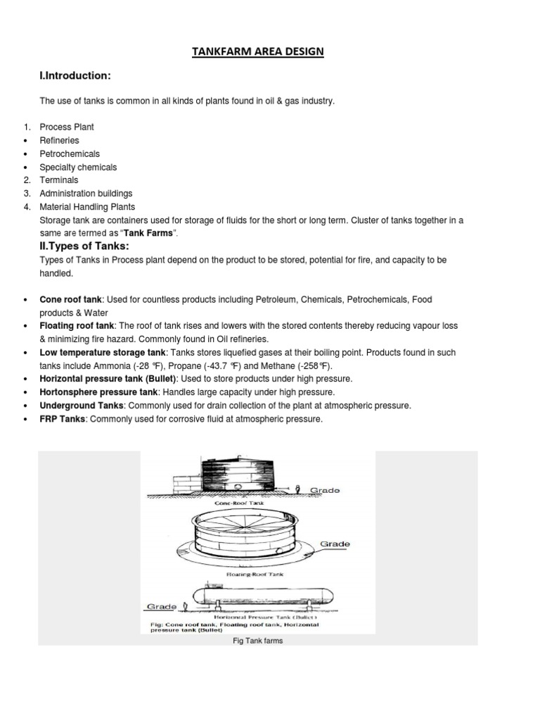 Tank Farm Design and Layout Guidelines | PDF | Oil Refinery | Industries
