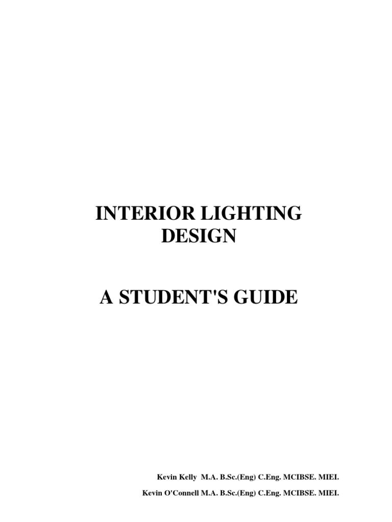 Lighting Design Students Guide CIBSE PDF PDF