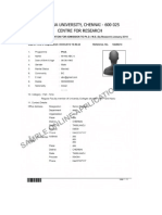 Sample Online Form