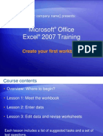Microsoft® Office Excel