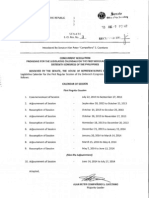 SCR-3: Legislative Calendar, First Regular Session, 16th Congress