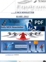 Daily MCX Newsletter