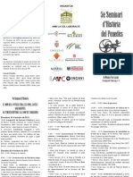Programa 5è Seminari Història Penedès PDF
