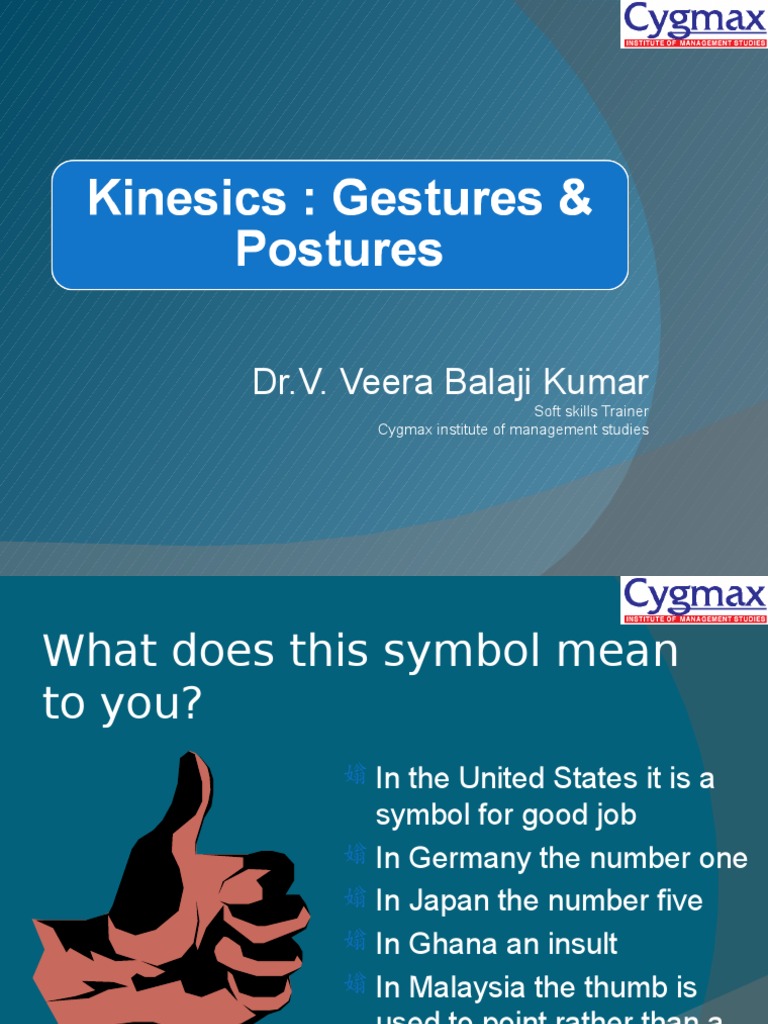 kinesics body language Nonverbal Communication Gesture