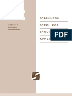 Stainless steel for structural applications