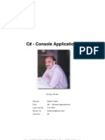 C Console Applications