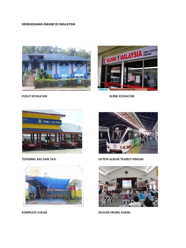 Kemudahan Awam Di Malaysia Pdf