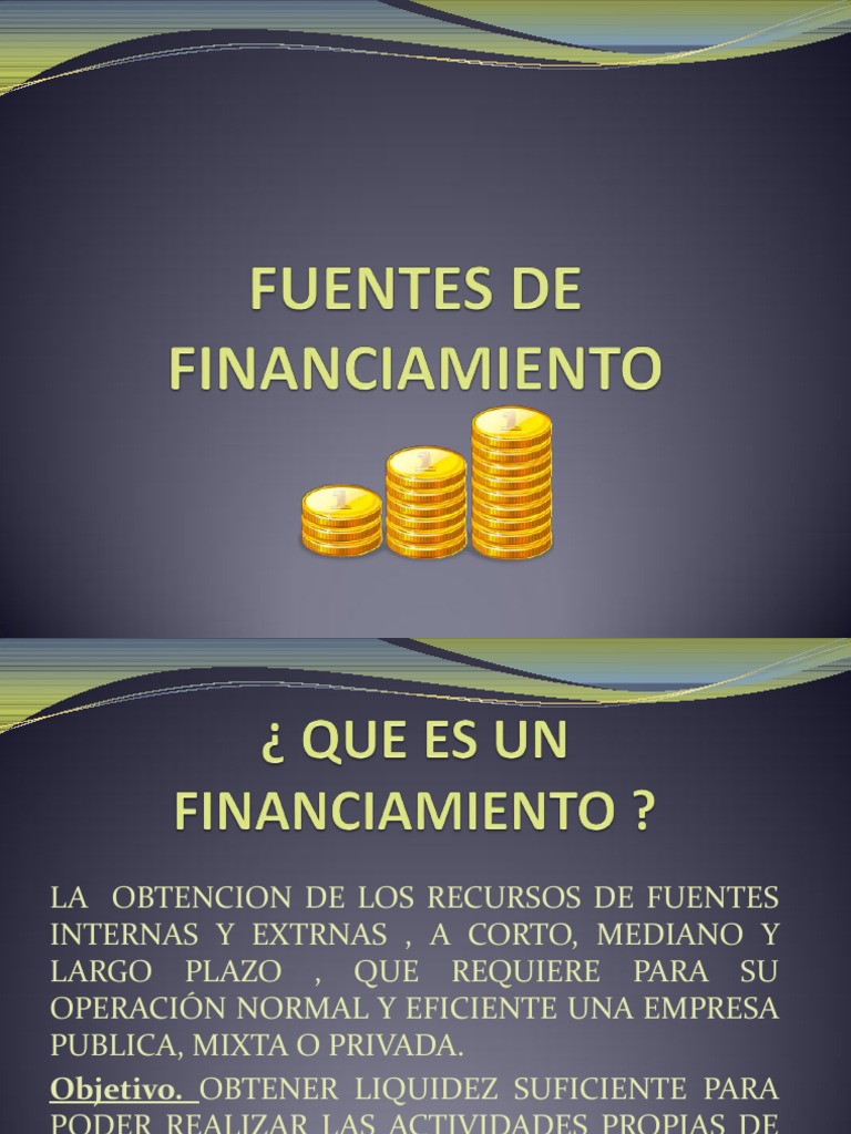 Fuentes de Financiamiento Empresarial | PDF | Bancos | Interés