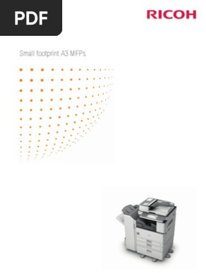 Midshire Business Systems Ricoh Mp 2352 Mp 2852 Mp 3352 A4 Multifunctional Printer Mono Brochure Fax Telecommunications