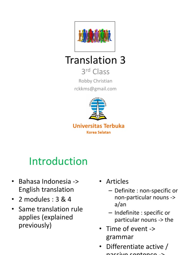 Translation Tips for Students | PDF | Adjective | Lake