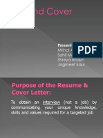 Presentation on Cv and Cover Letter(1)