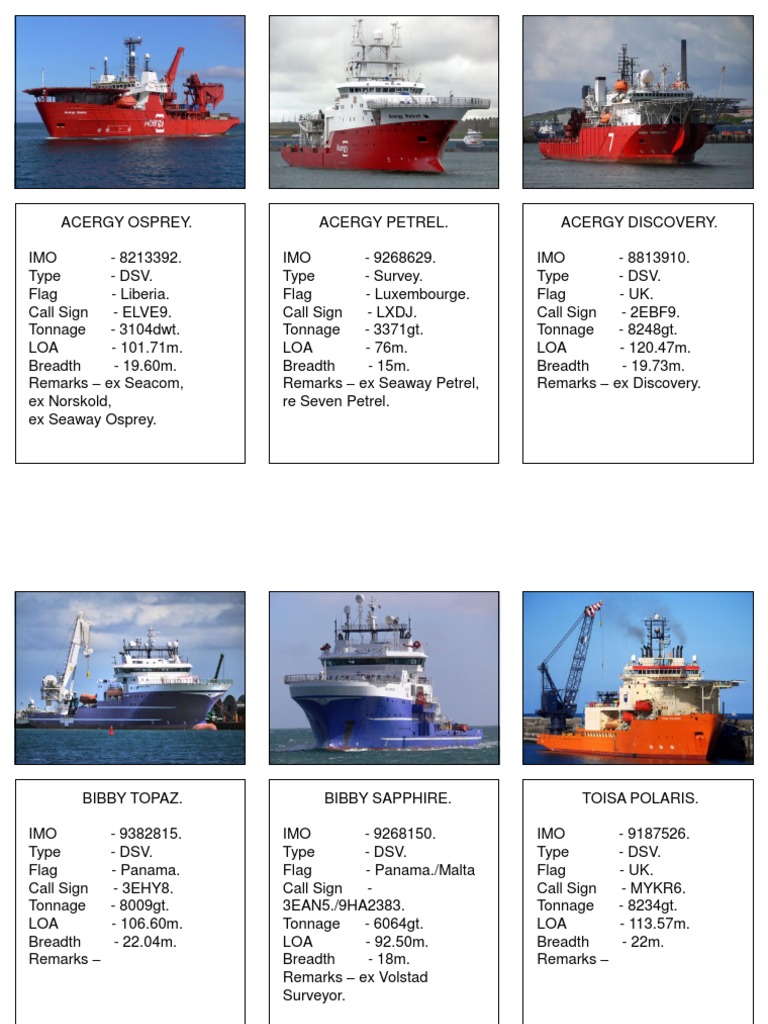 DSV Vessel Specifications Overview | PDF | Leisure
