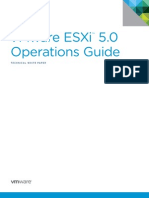 vSphere 5 ESXi Operations Guide