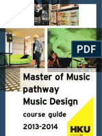 MMus-MD Course Guide 2013-2014