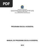 Documento Orientador Programa Escola Acessivel 2012