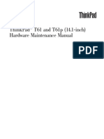 Lenovo Thinkpad T61 Hardware Maintenance Manual