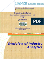 Industry Analytics: (An IACBE Accredited Institution)