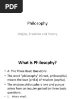 Branches of Philosophy 