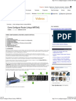 Como Configurar Router Linksys WRT54G.