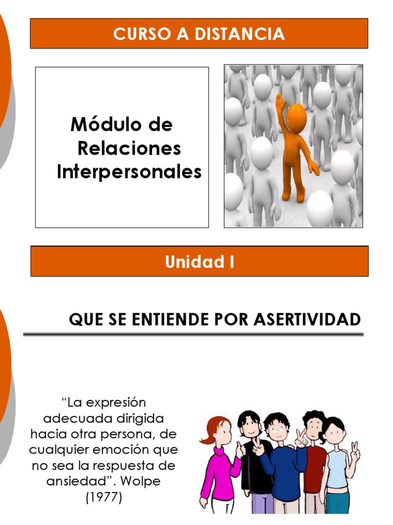Asertividad en Relaciones Interpersonales | PDF | Empatía | Las emociones
