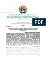 Ley de Extincion de La Accion Penal en Venezuela