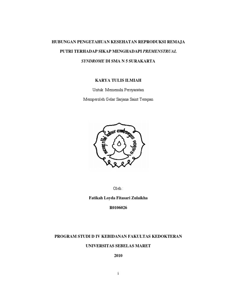 Contoh Karya Tulis Ilmiah Tentang Kesehatan Reproduksi Pdf