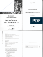 Memorias Do Subsolo Fiodor Dostoievski