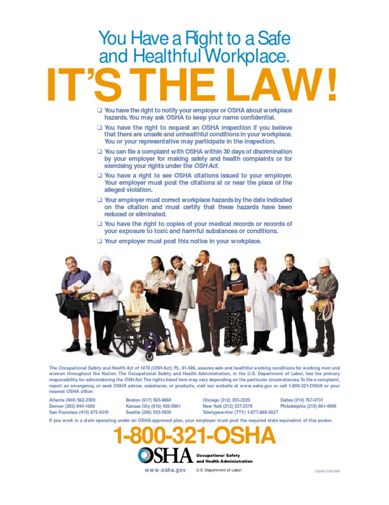 OSHA Rights for Workplace Safety | PDF | Social Science