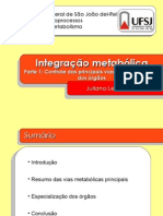 Aula 14 - Integracao Metabolica p.1