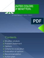Benetton Case Analysis