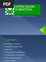 Benetton Case Analysis