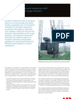 1HSM 9543 16-01en Insulation Withstand and Clearances With EXLIM and PEXLIM Surge Arresters - Ed1 2011-12