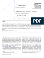 Alternative Forms of The Higher-Order Boussinesq Equations