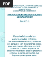 Unidad 3 Padecimietno Cronico Degenerativo