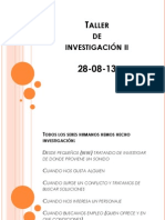 Clase Taller de Inv