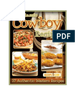 Classic Cowboy Recipes 27 Authentic Western Recipes