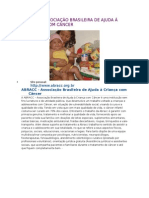 Abracc - Associação Brasileira de Ajuda À Criança Com Câncer
