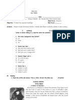 Test N°1 English Department Unit THREE': May/Might