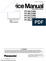 Panasonic Pt52lcx66 - Multi Media Display Service Manual
