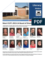 Literacy: Meet CCLP's 2013-14 Board of Directors