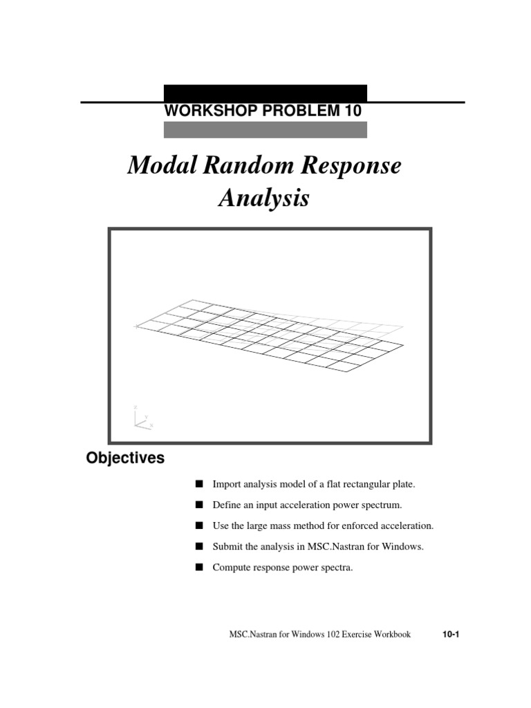 Modal Random Response Analysis Guide | PDF | Spectral Density | Spectrum