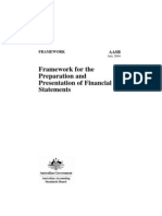 Framework for the preparation and presentation of financial statementse