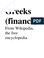Greeks (Finance) : From Wikipedia, The Free Encyclopedia