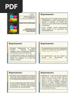 9-Aula 9 - Departamentalização