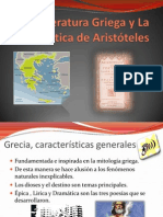 Literatura Griega y La Poética de Aristóteles