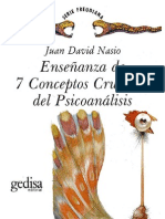 Siete Conceptos Cruciales del Psicoanalisis - Nasio, Juan David.pdf