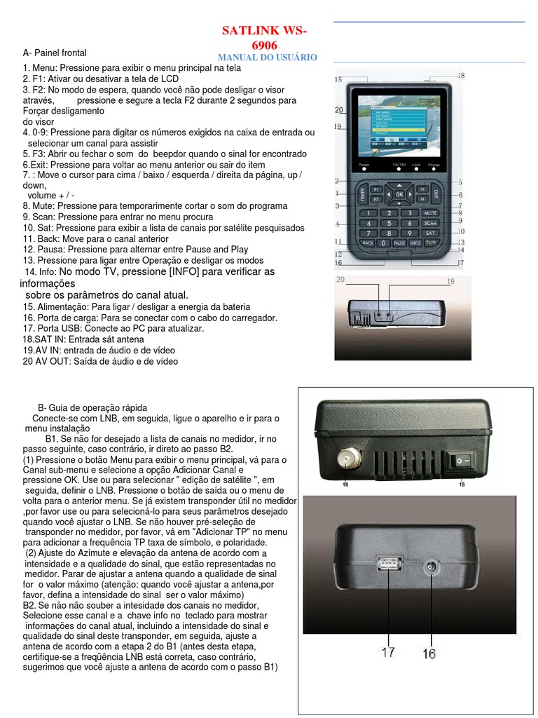Satellite Finder Mode D Emploi En Français