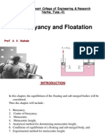 Buoyancy and Floatation: Bhivarabai Sawant College of Engineering & Research Narhe, Pune-41